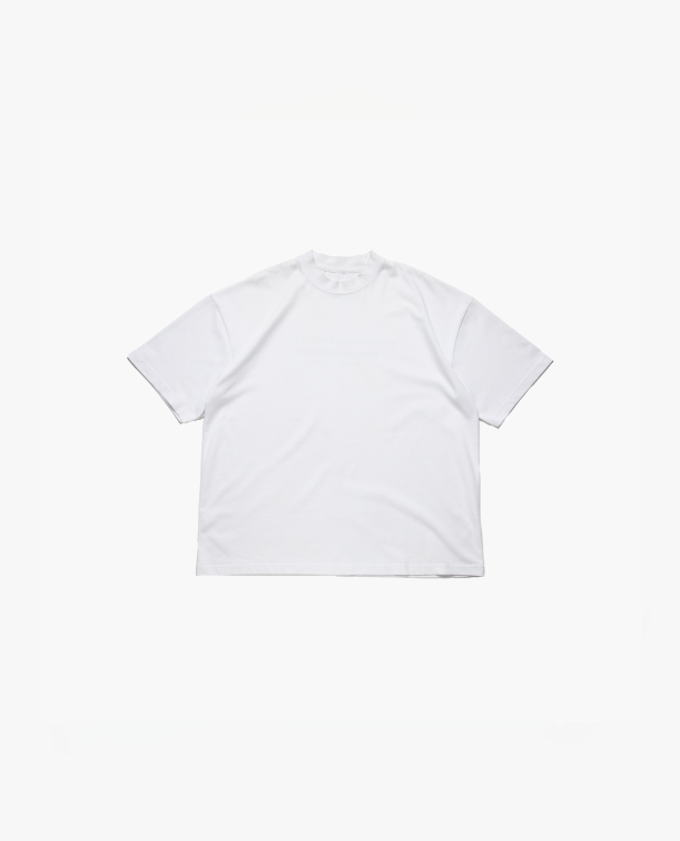 T-SHIRT SIGNATURE BLANK - PUR BLANC