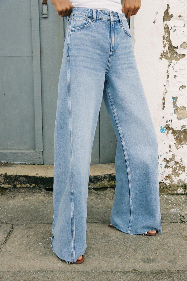 JEAN Z1975 WIDE LEG TAILLE NORMALE COUTURES LATÉRALES