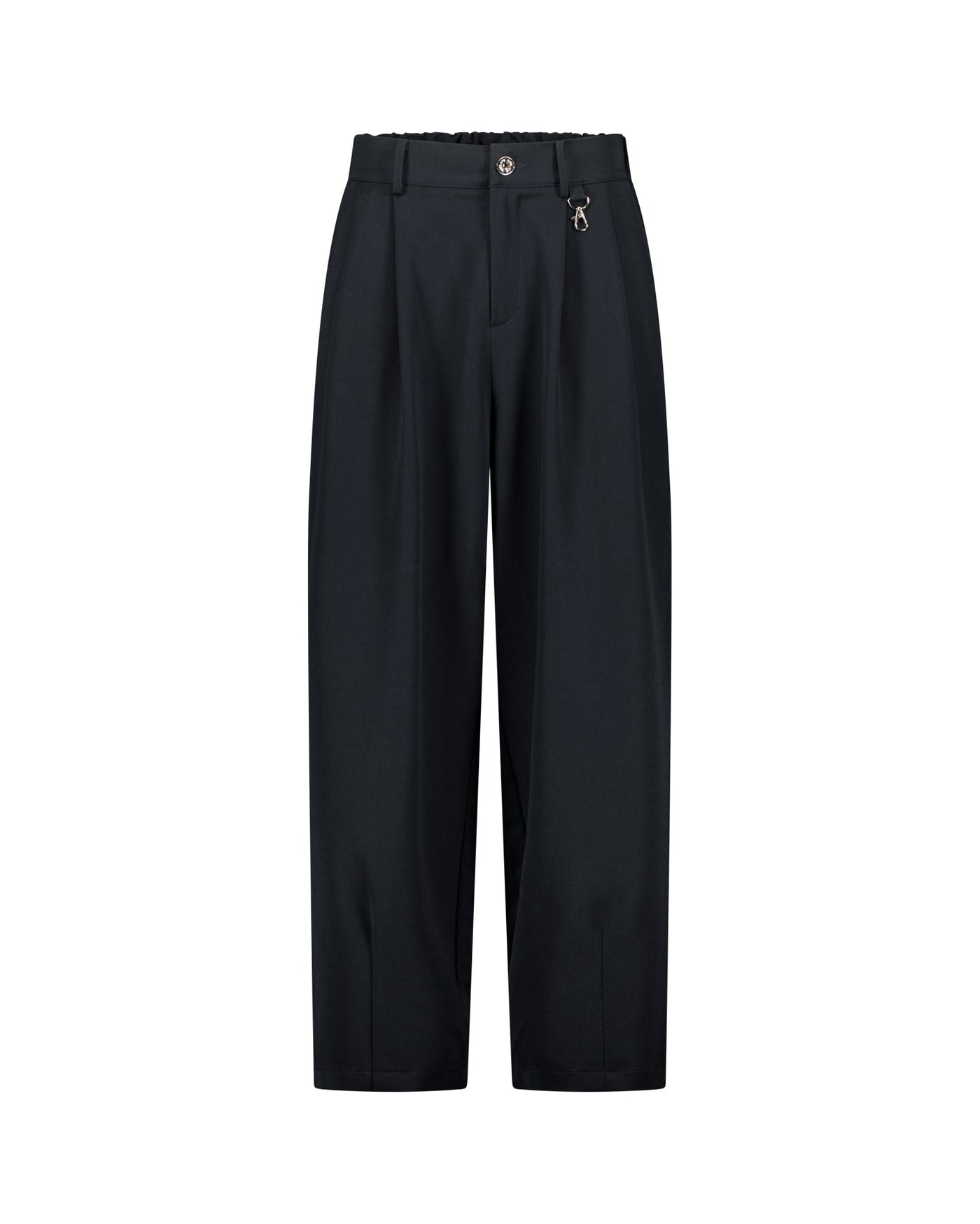 PANTALON À PINCES - BLEU MARINE