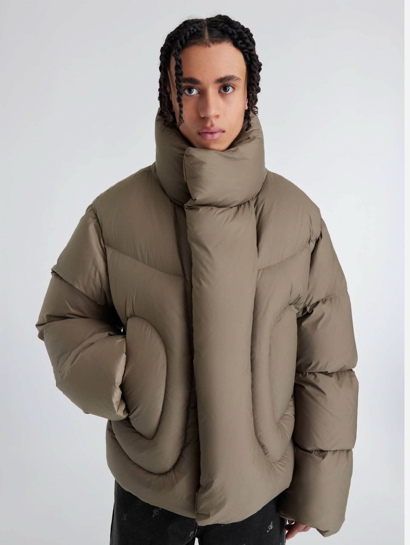 Veste Doudoune Col Roulé