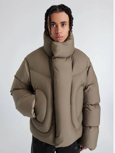 Veste Doudoune Col Roulé