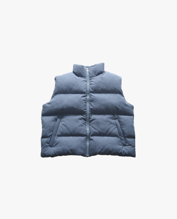 PUFFER VEST - GREY