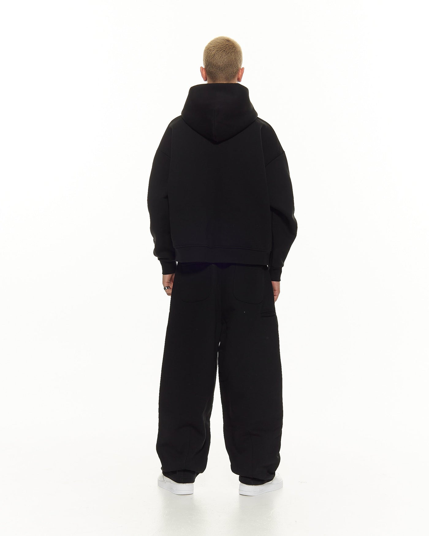 JOGGING CONFORT COUPE DROITE - NOIR