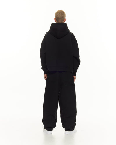 JOGGING CONFORT COUPE DROITE - NOIR