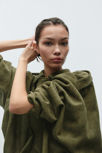 BLOUSON BOMBER EFFET DAIM