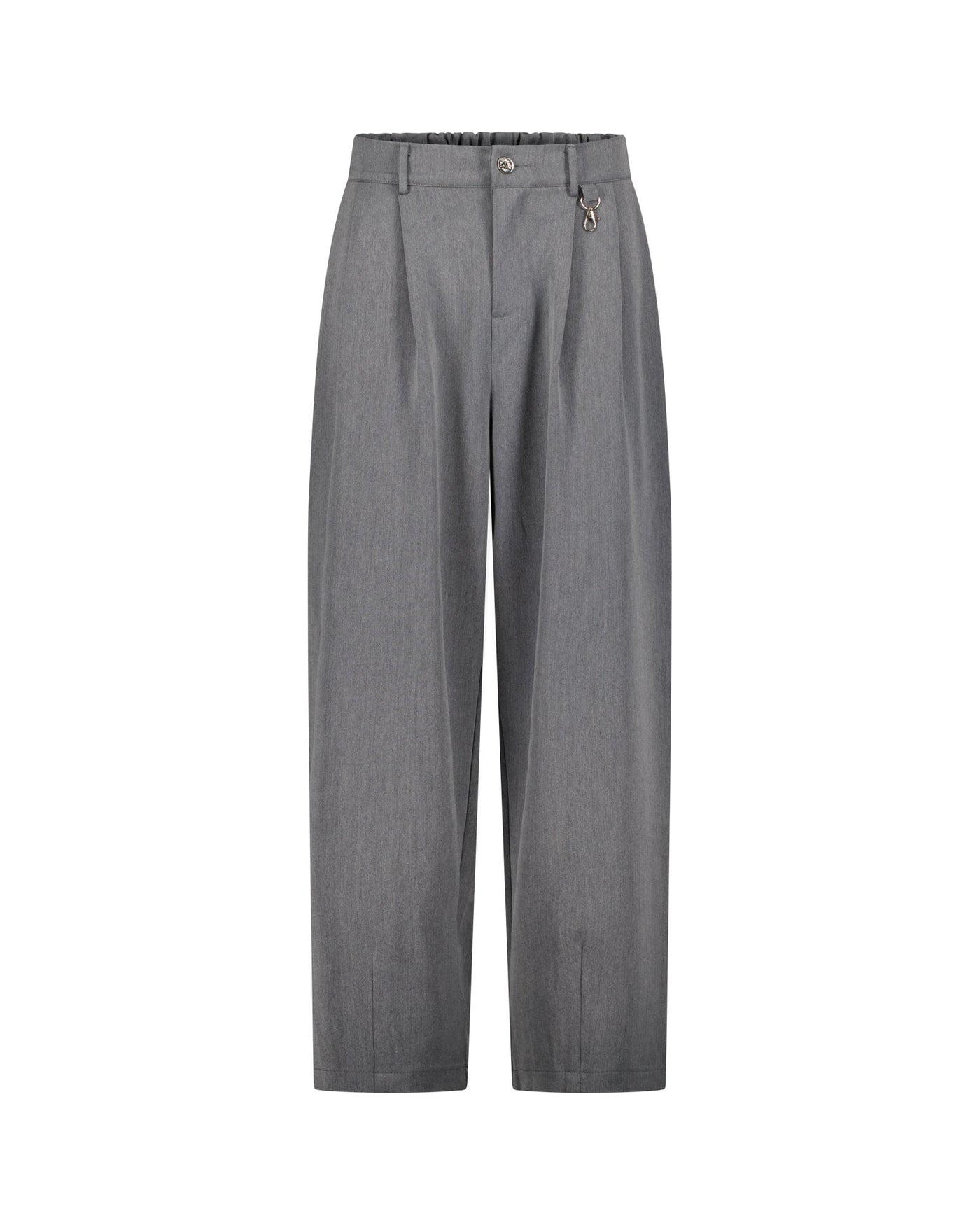 PANTALON À PINCES - GRIS