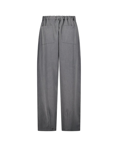 PANTALON À PINCES - GRIS