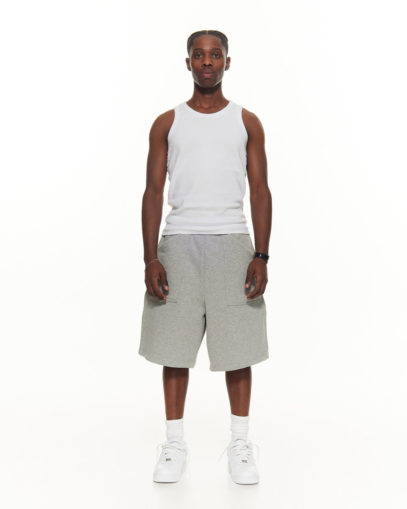 SHORT CONFORT - GRIS