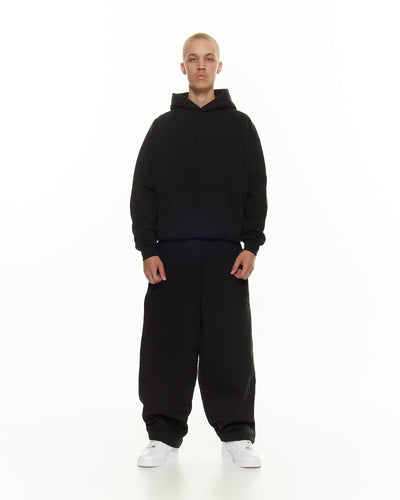 JOGGING CONFORT COUPE DROITE - NOIR