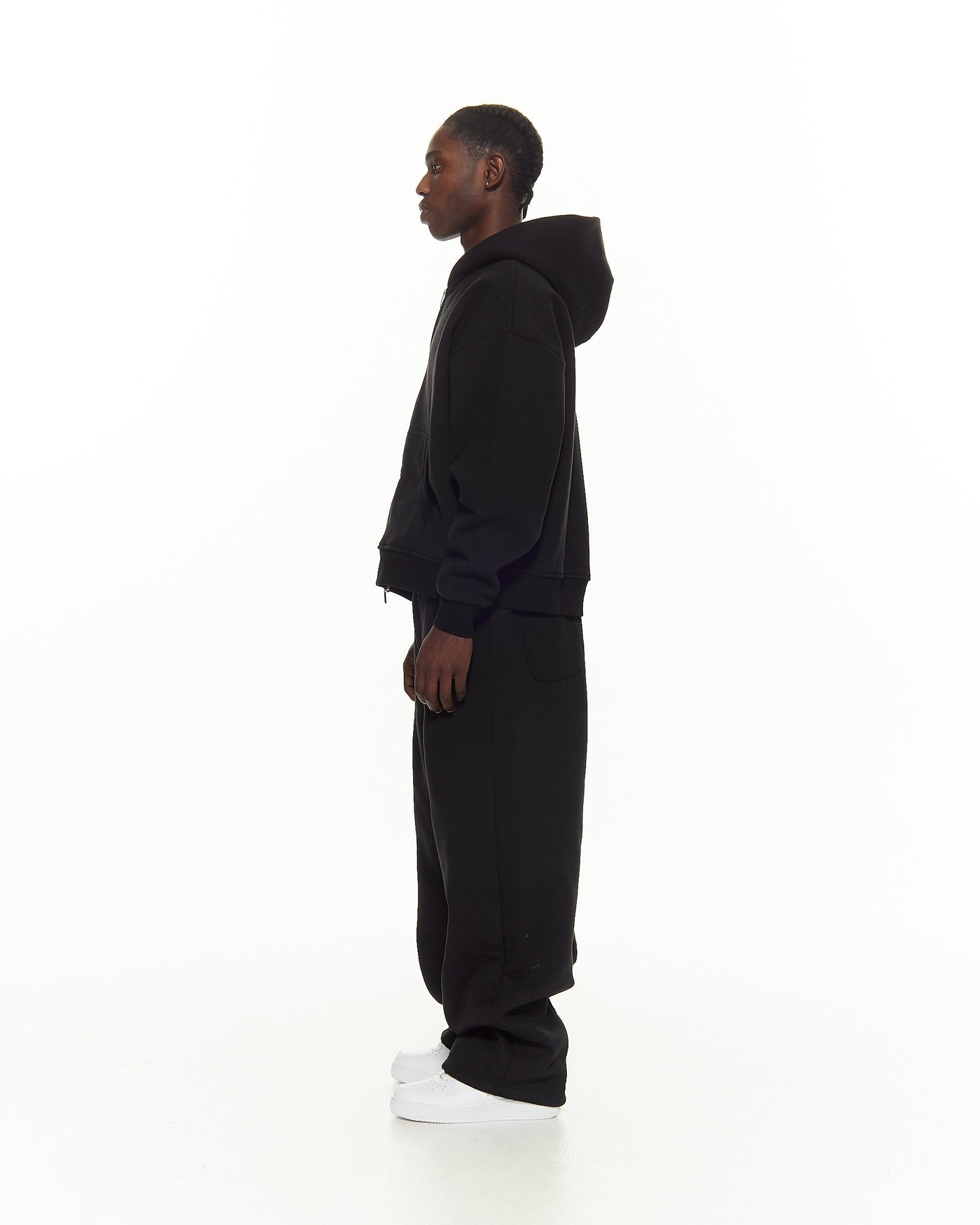 JOGGING CONFORT COUPE DROITE - NOIR