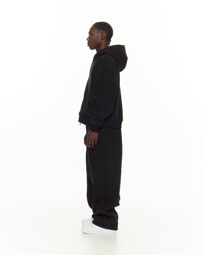 JOGGING CONFORT COUPE DROITE - NOIR