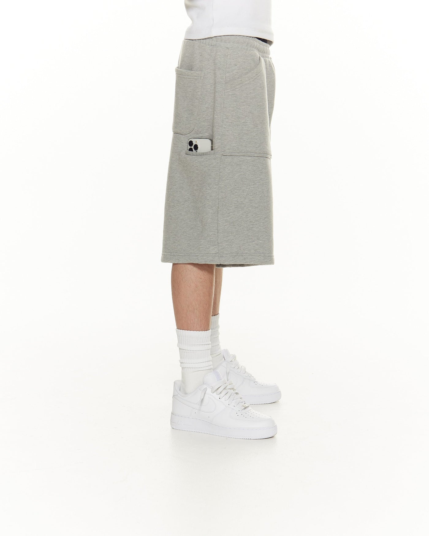 SHORT CONFORT - GRIS