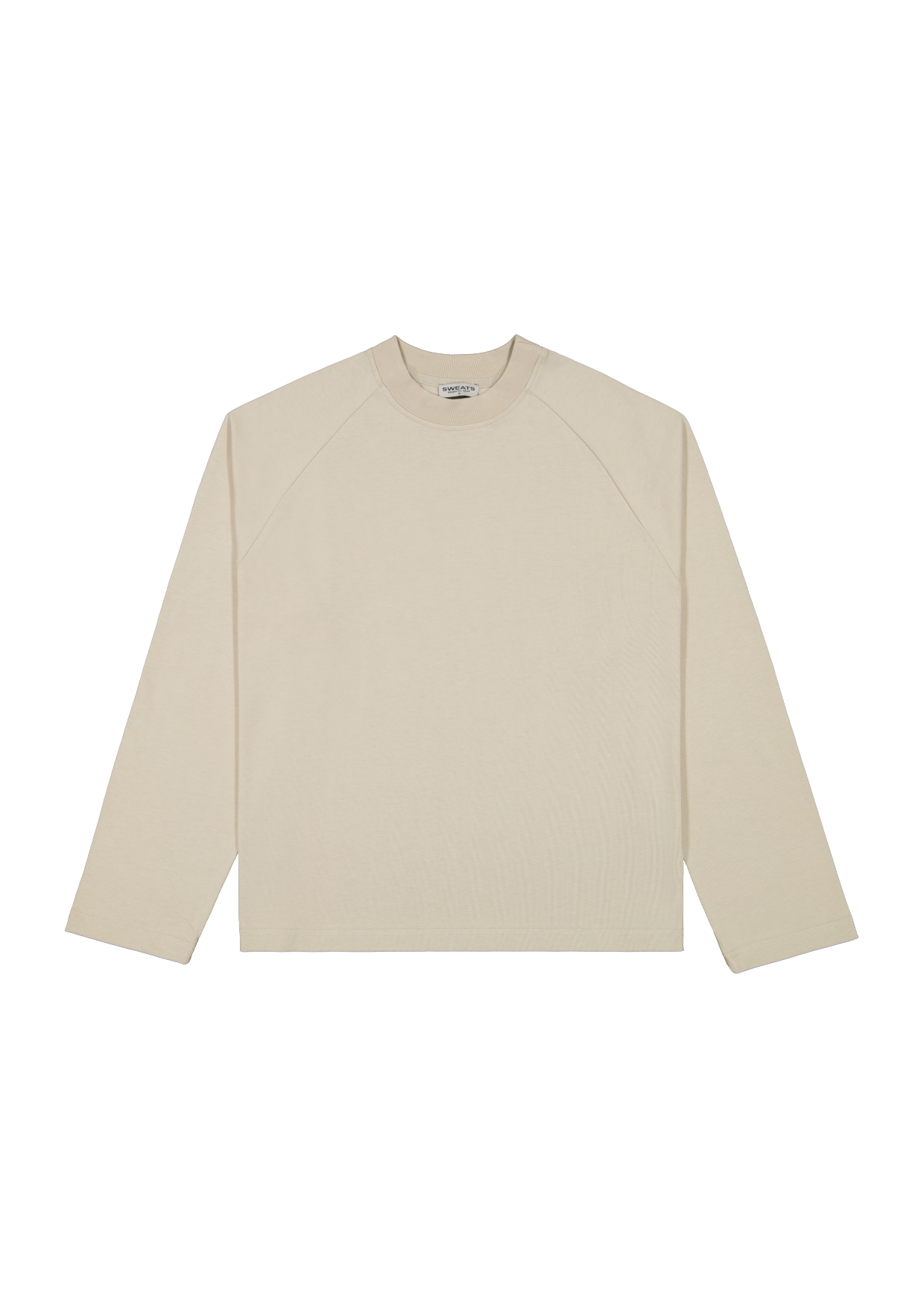 T-SHIRT MANCHES LONGUES - BEIGE