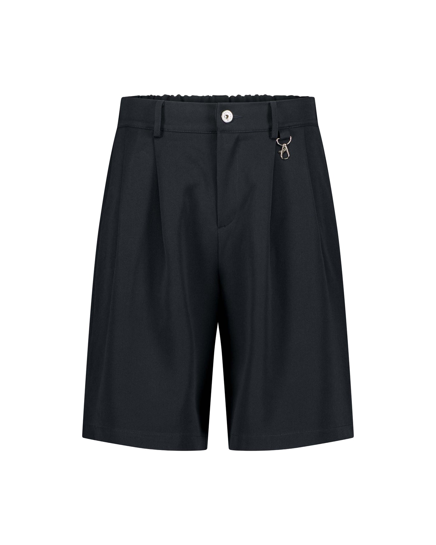 SHORT À PINCE - BLEU MARINE
