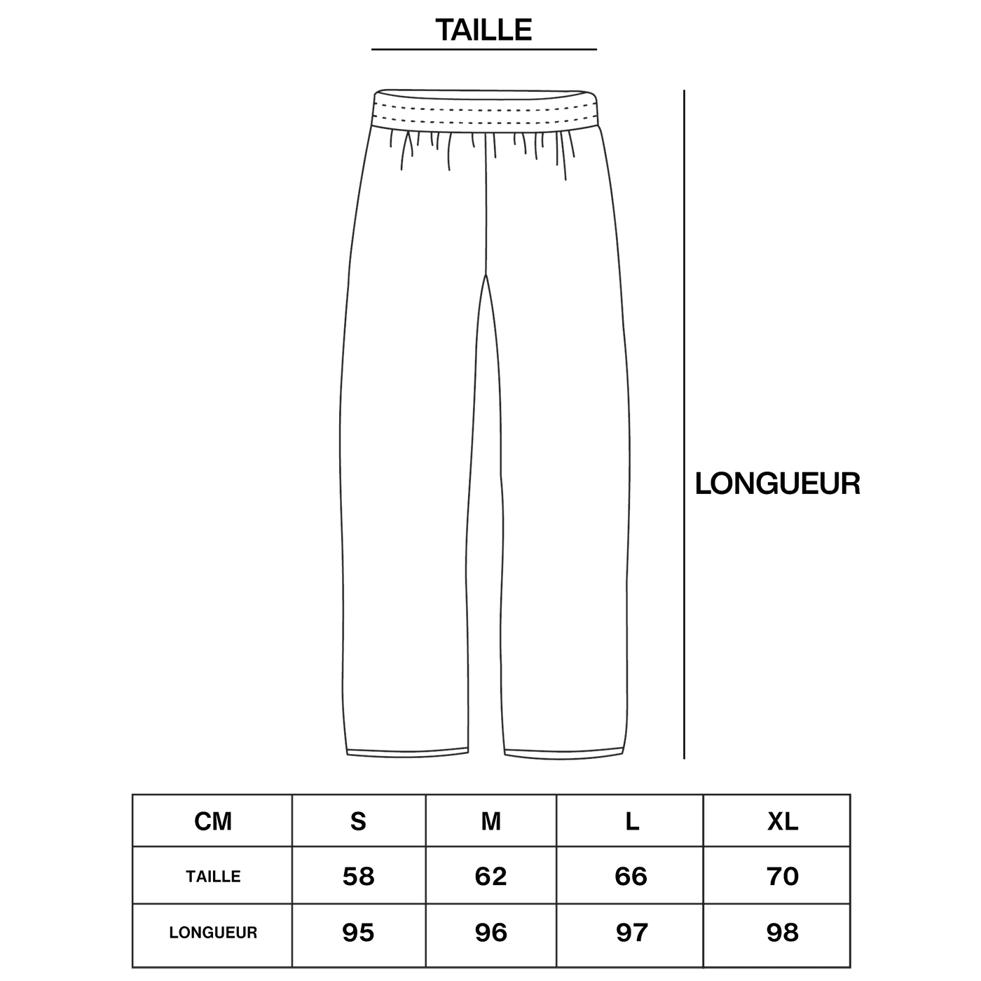 PANTS MONOCHROME VELOURS POURPRE