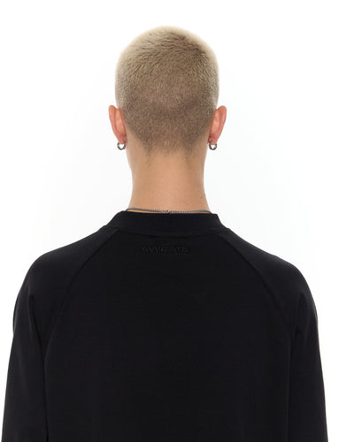 T-SHIRT MANCHES LONGUES - NOIR
