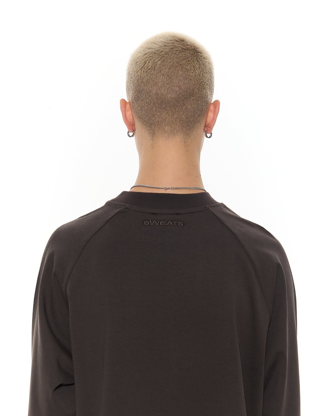 T-SHIRT MANCHES LONGUES - CAFÉ
