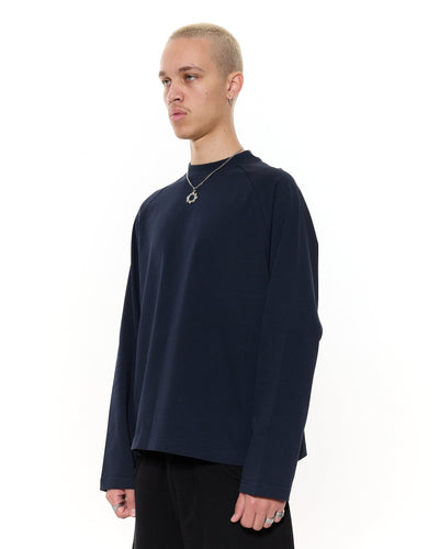 T-SHIRT MANCHES LONGUES - BLEU MARINE