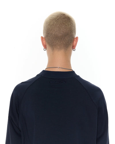 T-SHIRT MANCHES LONGUES - BLEU MARINE