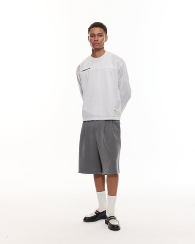 SHORT À PINCE - GRIS