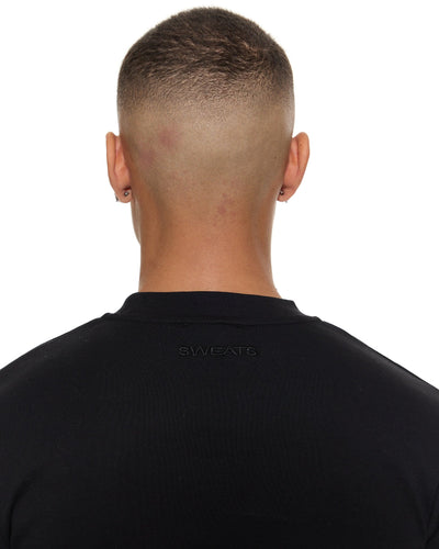 T-SHIRT AJUSTÉ - NOIR