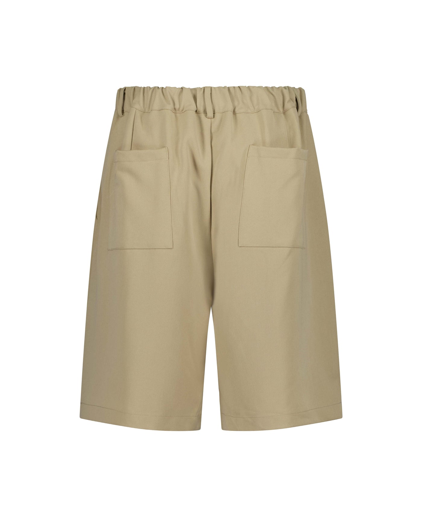 SHORT À PINCE - BEIGE