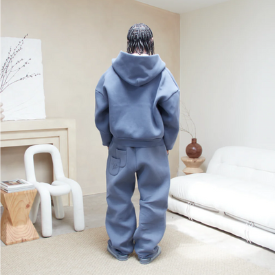 HOODIE MONOCHROME BRUME NOCTURNE