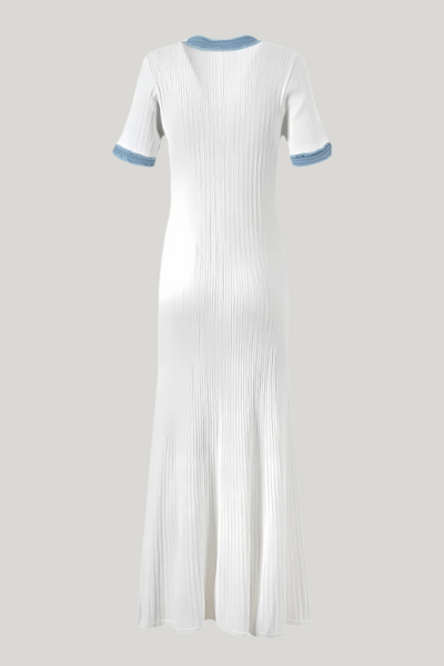 Robe tricotée à boutons dorés - 154876